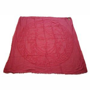 Gianni Versace - Women's Fuchsia Silk Shawl Medusa Scarf 54" x 55"